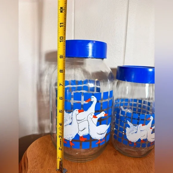 Blue Goose Glass Jar Set - Picture 2 of 9